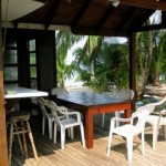 Eating area Sandy Cay